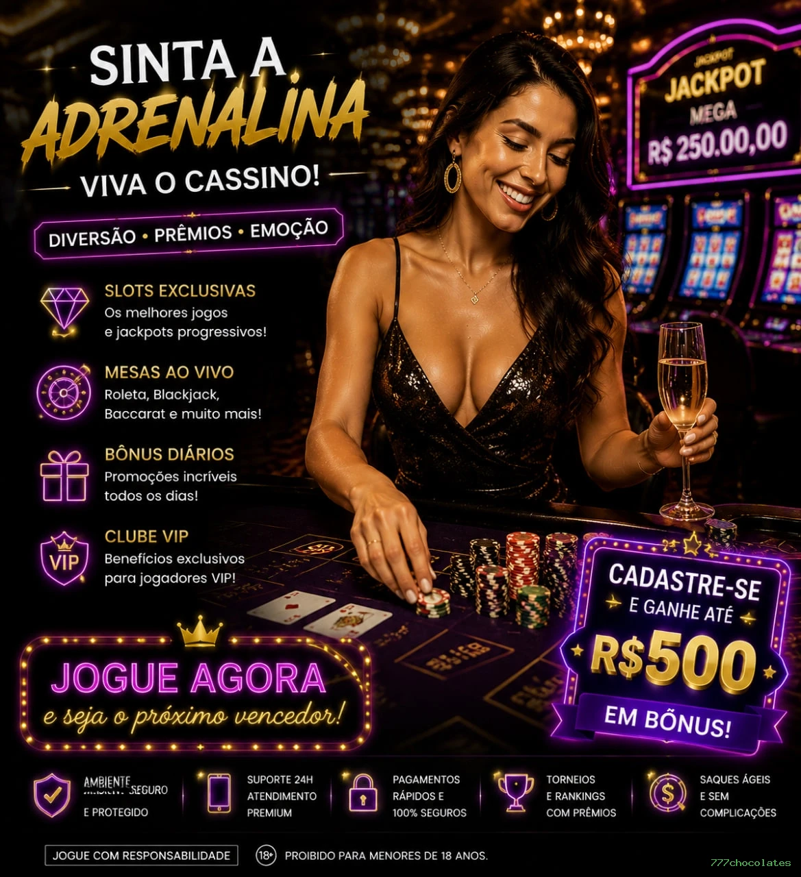 777chocolates - O melhor cassino online para brasileiros está pronto para você!