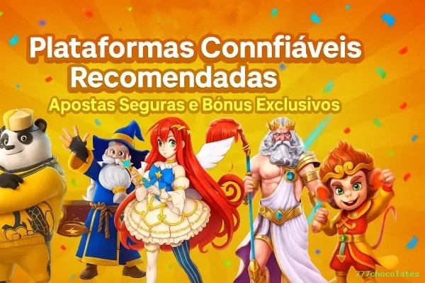 Imagem promocional de todos os jogos da 777chocolates